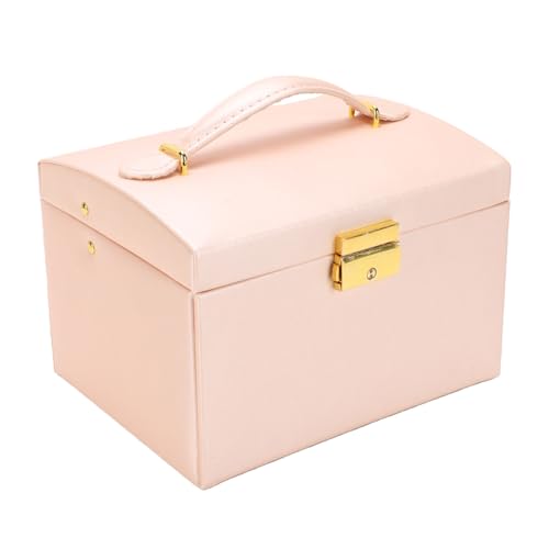 Boîte à bijoux rose grand format pour coffret cadeau - 4