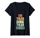 Photo Gallery donna i m tyler doing tyler things - divertente dicendo bel nome tyler maglietta con collo a v Photo Gallery donna i m tyler doing tyler things - divertente dicendo bel nome tyler maglietta con collo a v