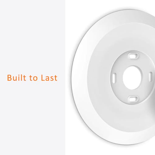 Wall Plate Made for The Nest Thermostat 2020 | Google Nest Thermostat Trim Kit Accessory | Easy Installation | Snow