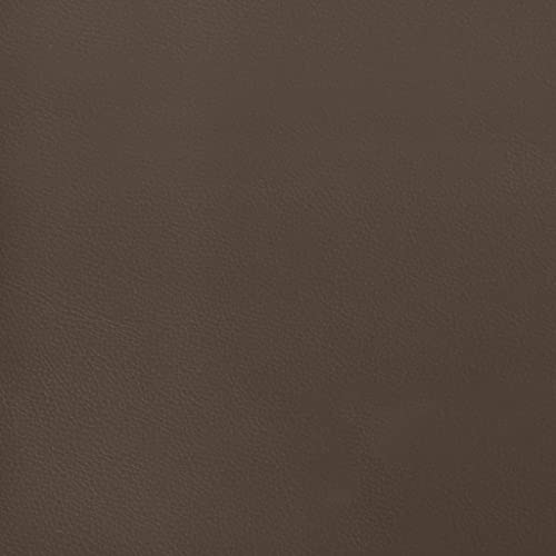 Eleganz Bettgestell 140x200 cm Braun Kunstleder - Modernes Bettgestell für Schlafzimmer, Lederbett mit stabilen Füßen und Leichter Montage - Ideal für kleine Räume