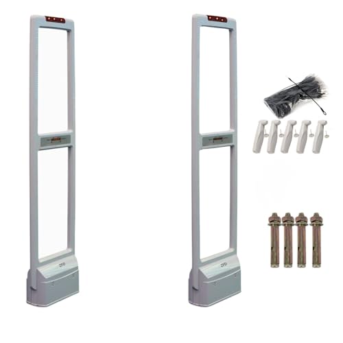 ZFD Retail Anti-Theft Equipment with 8 Feet Ultra Wider Detection and People Counter Clothing Security Tag Checkers AM 58khz Along with 100 Alarms Tool(Ship from US)