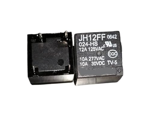 Relé de 4 pines JH12FF 012-HS micro relé 12V 10A para reemplazo en placas electrónicas