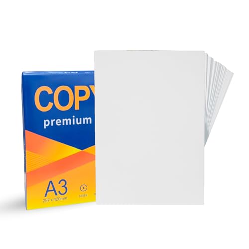 A3 Printer Paper 80gsm – 500 Sheet Ream | White Copy Paper for Inkjet, Laser Printers & Photocopiers