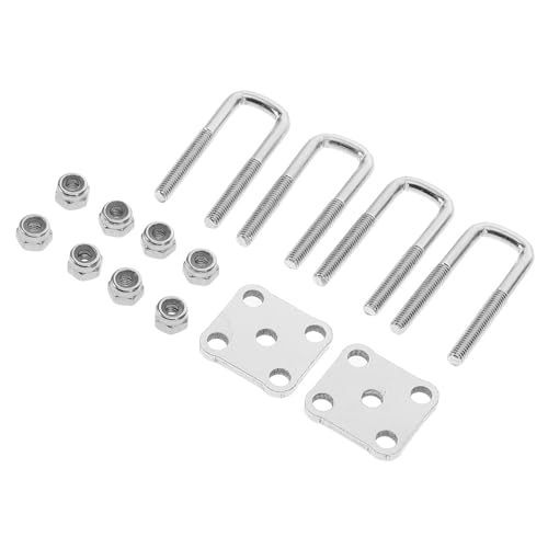 Evita el óxido en tu remolque con este kit de 4 pernos U de acero inoxidable