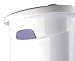 Sterilite Ultra Wheeled Laundry Hamper with Lid, Handle and Wheels for Easy Rolling of Clothes to and from The Laundry Room, Plastic, White, 1-Pack