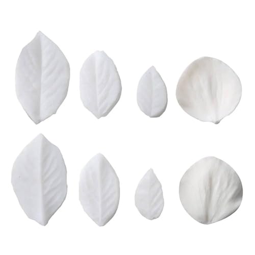 Lancemates?Create Stunning Peach Blossom Cakes: 4-Piece Silicone Mold Set for Fondant, Gum Paste & Cake Decorating