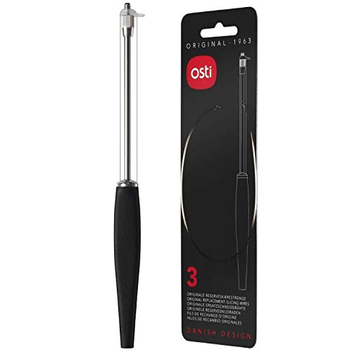 Preisvergleich Produktbild Osti Käseschneider schwarz + 3 Ersatzdrähte