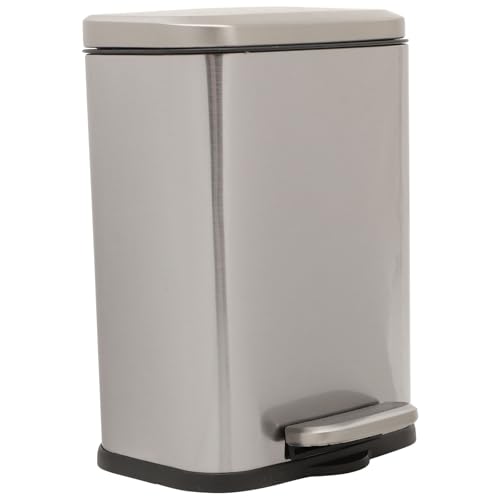 Papelera Pedal Acero Inoxidable 6L para Cocina y Baño