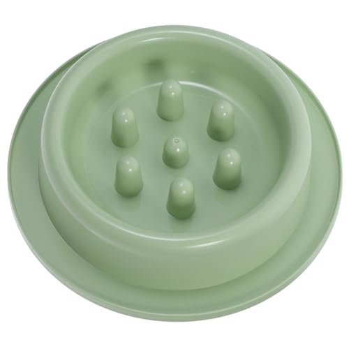 KOCKSHION 防噎食碗 小型犬用 スローフィーダーボウル 滑り止め付き 耐衝撃製 食べる速抑制 噛み合わせ防止 食事衛生維持 ペット用餌入れ