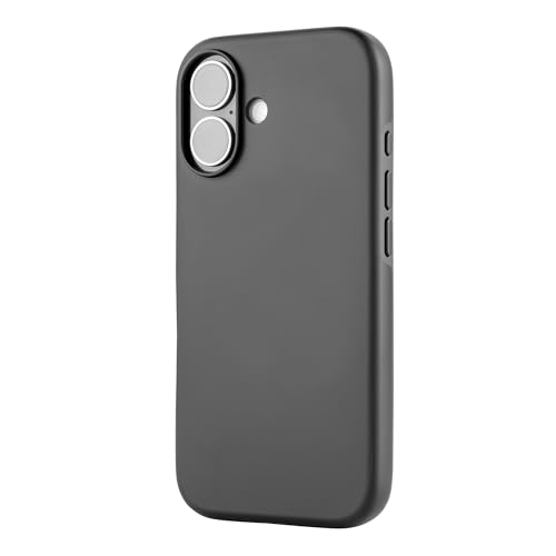 Image of TEKNE Solid Polycarbonate Case for iPhone 17 | MagSafe Compatible | Upto 6ft Drop Protection | Anti-Fingerprint | Shockproof Corners | Slim Back Cover (Black)