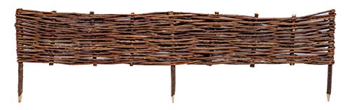Willow Wicker Lawn Edging Fence (120cm)