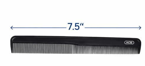 GOODY Ace Hair Dressing Comb 7.5 Inch Black – Pack of 3