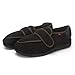 Nwarmsouth Zapatillas Edema Artritis Edema Ancho,Pantuflas Ajustables del Pulgar en valgo, pies lesionados y Zapatos hinchados-43_ Verde Oscuro,Zapatillas hinchables Ajustables