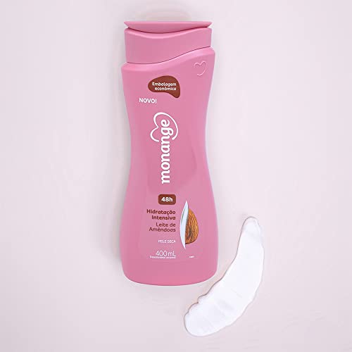 Hidratante Monange Hidratação Intensiva Para Pele Seca com Leite de Amêndoas 400Ml, Monange