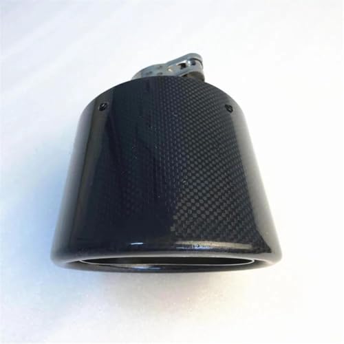 Tuning échappement voiture pour remplacer une sortie rouillée par du carbone inox 115mm