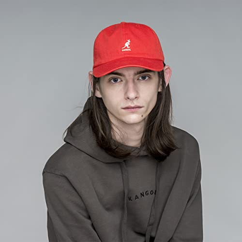 Image of Kangol Washed Baseball Hat - Papaya Milk / 1SFM Baseball & Sport Caps
