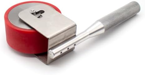 Manual Roller Adhesive Tool, 2KG Press Wheel Tape Applicator for Strong Bonding, High Adhesion, Easy Use, Ideal for Crafts and Repairs, Durable Red Design