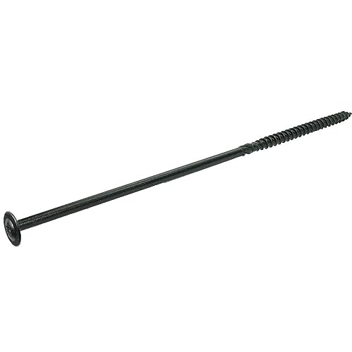 Grip-Rite Tirafondo para madera 3/8 x 10 pulgadas PrimeGuard Plus recubierto cabeza Washer T-40 Star Drive Hilo grueso tipo 17 punto 15 piezas miniatura 2