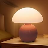 Lampe décorative polyvalente : cette lampe de table polyvalente en forme de champignon est un accessoire élégant pour le salon, le buffet, la chambre à coucher et le café. Également un cadeau parfait pour Noël, un anniversaire ou une nouvelle maison - pour tous ceux qui apprécient l'esthétique et la qualité de l'artisanat.