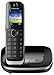 Produktbild Panasonic KX-TGJ310JTB Digitales Schnurlostelefon, 1 Stück, LCD-Hintergrundbeleuchtung, polyphonischer Klingelton, Blockierung von Anrufen, Schwarz