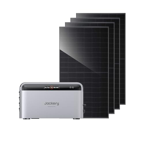 Jackery SolarVault 3 Pro Balkonkraftwerk mit Speicher 4×450W Glas-Glas Solarmodule 4 MPPT 1200W Ausgang 4000W PV-Eingang erweiterbarer Speicher 2 5215 12kWh Plug & Play