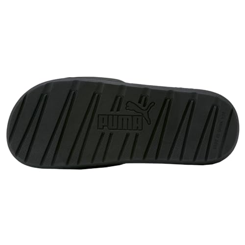 Image of PUMA Women's COOL CAT Slide Sandals, Puma Black-Rose Gold, 8
