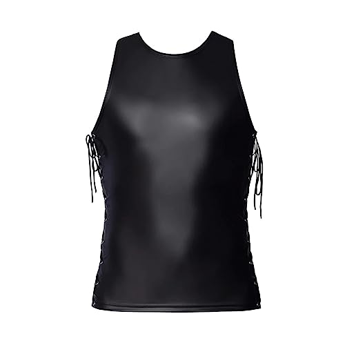 Generic Mens Underwear Thong 2024 Male Lingerie Fashion Casual Solid Color Leather Sexy Coat Sexy Leather Men Lingerie3