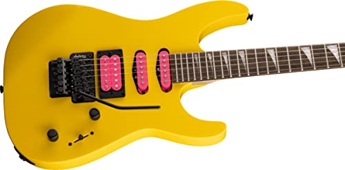 Jackson X Series Dinky™ DK3XR HSS, Laurel Fingerboard, Caution Yellow - Les Beatles, Paul McCartney, John Lennon, RIngo Starr, George Harrison Jackson X Series Dinky™ DK3XR HSS, Laurel Fingerboard, Caution Yellow – Image 6