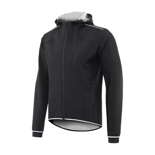 Chaqueta térmica para ciclismo invierno con capucha L miniatura 4