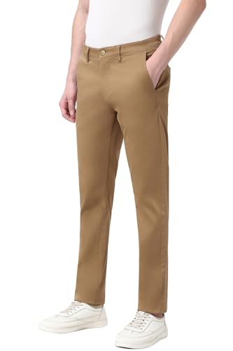 Image of Peter England Men's Slim Casual Pants