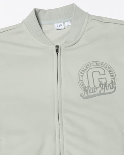 Image of Gap Men Stylised Full Sleeves Collared Cotton Blend Sweatshirt