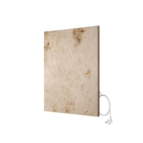 Marwona Marbre Pierre Naturelle Chauffage Infrarouge avec WiFi smart Thermostat I 500 W I Jura A-500 I Marbre Chauffage Infrarouge mural à économie...