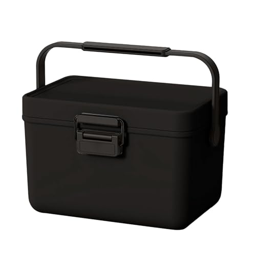 Isolierte Kühlbox - Harte Lunchbox mit Griff für Camping, Reisen und Zuhause - Perfekt für Essen und Getränke unterwegs