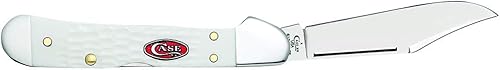 Miniatura 4 de Case WR XX Navaja Sparxx White Jigged Synthetic Mini Copperlock Artículo #60185 - (61749L SS) - Longitud Cerrada 3 58 Pulgadas