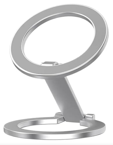 Zitel MagSafe 360° Rotatable Phone Grip Ring Holder Silver - Image 7