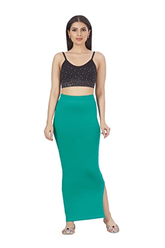 Image of Studio Shringaar Women's Pure Cotton Stretchable Saree Shapewear Petticoat