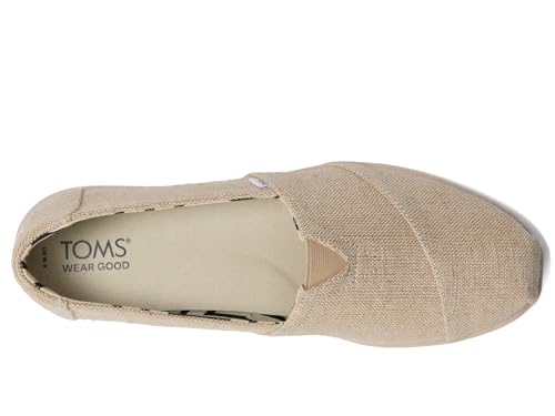 Image of TOMS Women's Alpargata Plus Slip On Espadrille, Textile Upper, Relaxed Fit, CloudBound Insole, Stretchy Easy On and Off