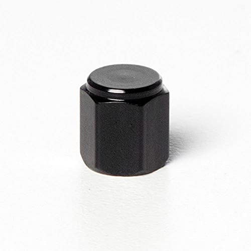 Circuit Performance Vc5 Series Black Aluminum Valve Stem Caps (8 Pieces) #TOP1