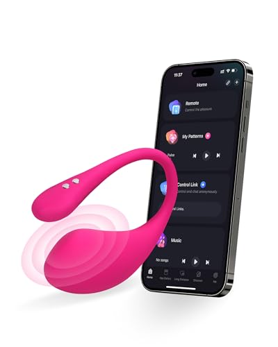 LOVENSE Lush 3 Remote Control Vibrator for Women, Wearable G-spot Vibrators with Remote App Controlled for Female Couples, Discreet Long Distance Adult Sex Toys & Games with Unlimited Vibration Modes