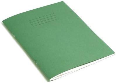 RHINO F8M 9x7 80 Page Exercise Book - Dark Green (Pack of 10)