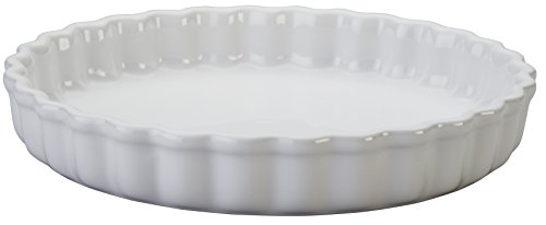 Le Creuset Stoneware Tart Dish, 1.5 qt. (9'), White