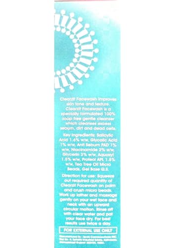 Clearzit face Wash For Oily & Acne prone Skin | Sulphate Free, Paraben Free Each-60g (Pack of 2) Clams And Soothes skin Face Wash