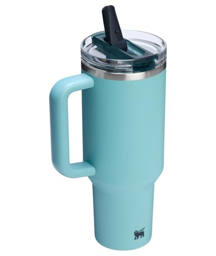Image of STANLEY Quencher ProTour Flip Straw Tumbler with Leakproof Lid 40 oz | Built-In Straw and Handle | Cup Holder Compatible for Travel | Insulated Stainless Steel Cup | BPA-Free | Agave