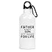 Father and Son, Best Friends for Life - Water Bottle Bouteille d'eau Acier Inoxydable Gobelet-Thermos - Cadeau pour Anniversaire de Mariage Noël Thanksgiving