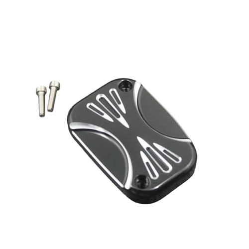 Couvercle maître-cylindre frein avant moto bouchon noir pour Street Glide et Touring 2008-2016