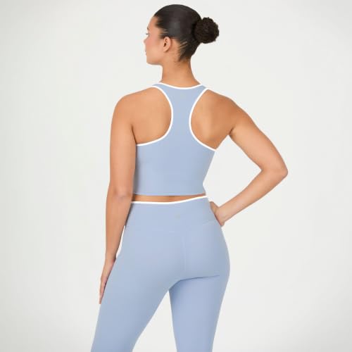 Image of YITTY Active Sports Bra Tank, Tank Top for Women with Built-in Bra, Racerback, Removable Cups, Low-Impact Yoga and Gym
