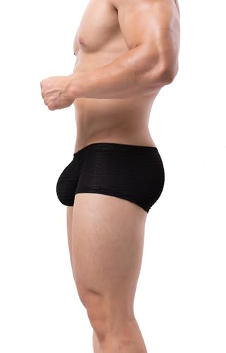 IKINGSKY Men's Sexy Boxer Briefs Breathable Pouch Shorts Stretch Bulge Trunks Under Panties for Men4