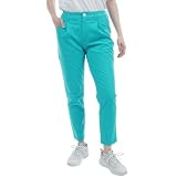 [ピン アパレル] テーパードパンツ (全方向ストレッチ・接触冷感・ノビパン) / レディース / 622-6131200 111_ターコイズ