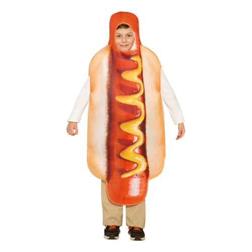 Costume de hot-dog d'Halloween pour adultes et enfants, parfait pour les jeux de rôle et les...