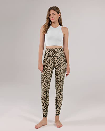 ODODOS High Waist Leopard Pattern Yoga Pants #TOP10